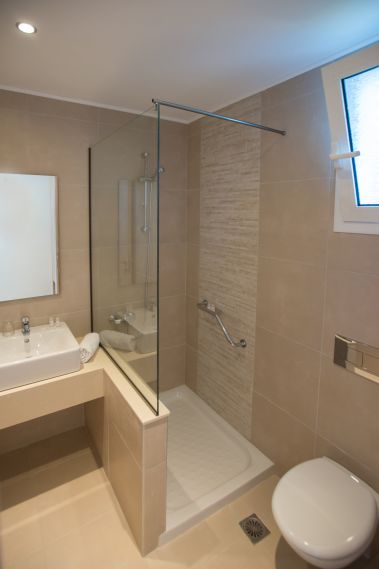 Superior Double Room Pool View, shower